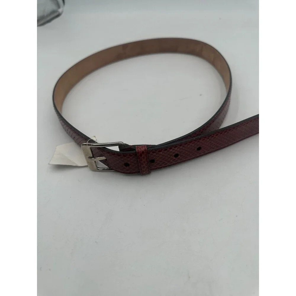 Gucci | Accessories | Authentic Gucci Womens Burgundy Lizard  display picture 3